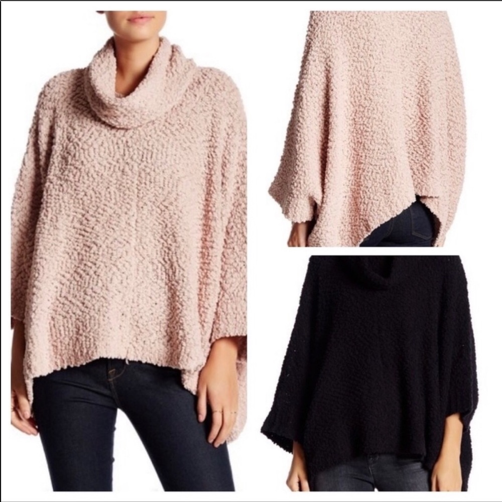 Black Turtleneck Cozy Sweater